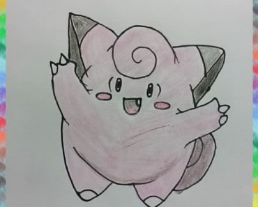 Pokemon drawing | How to draw Clefairy from Pokemon
