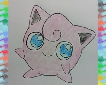 How to draw Jigglypuff from Pokemon step by step easy