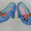 How to draw girl shoes cute and easy – Easy drawings for kids