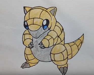 How to draw sandshrew from Pokemon – pokemon drawing