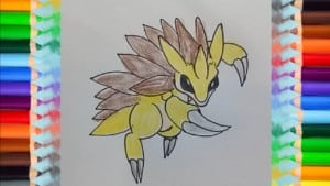 How to Draw Sandslash from pokemon