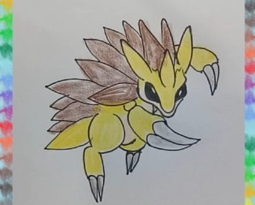 How to Draw Sandslash from pokemon – Pokemon drawing