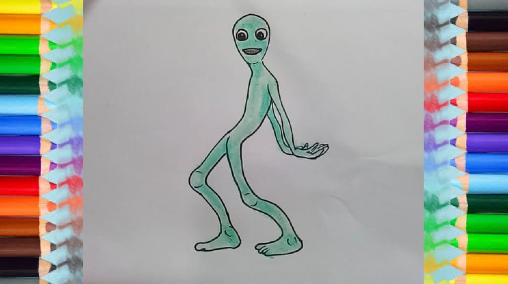 How to draw Dance aliens