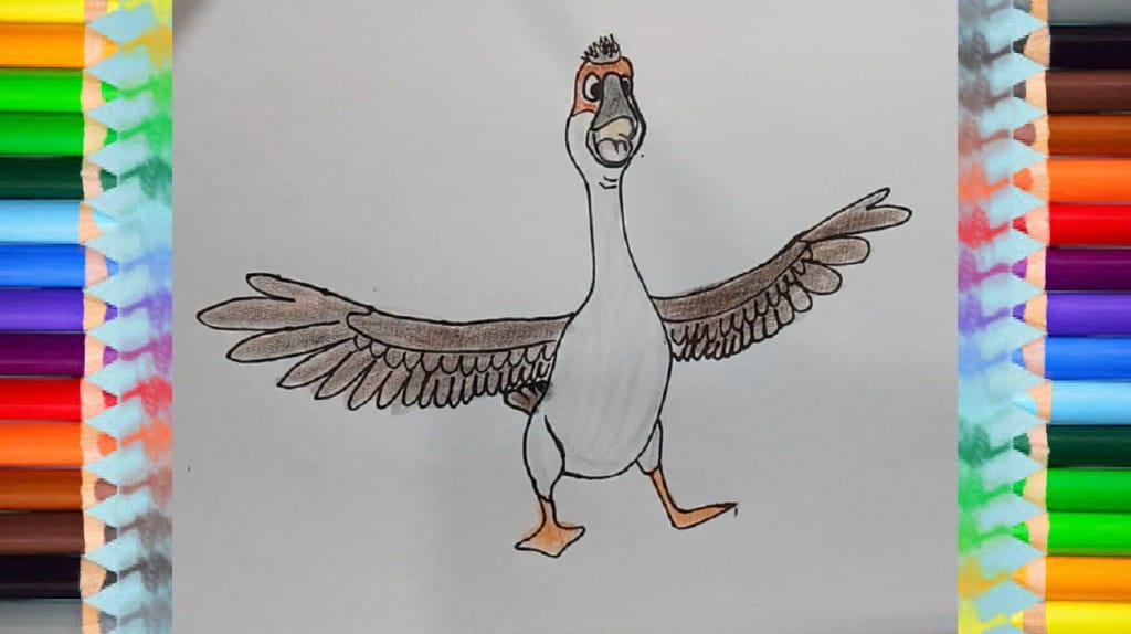 Draw Peng from Duck Duck Goose