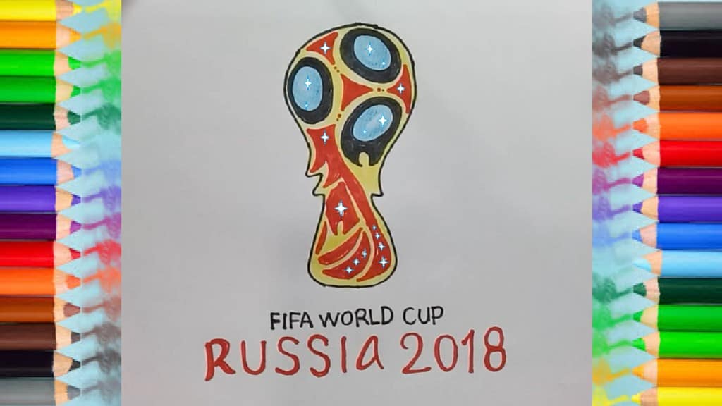 How to Draw the FIFA WORLD CUP RUSSIA 2018 Logo