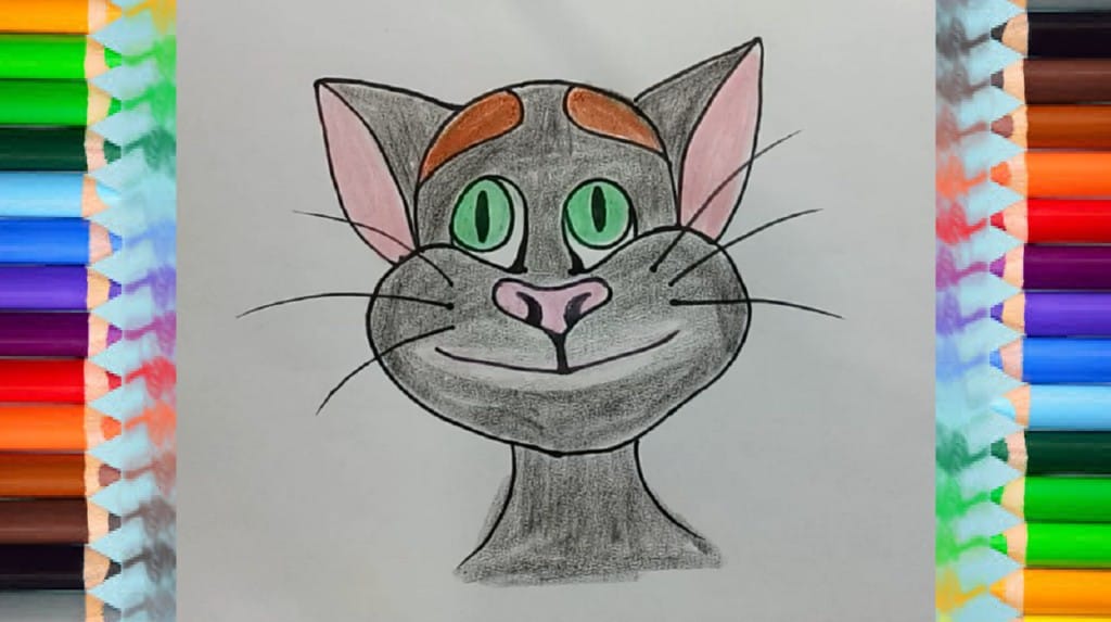 How to draw a Tom from my talking