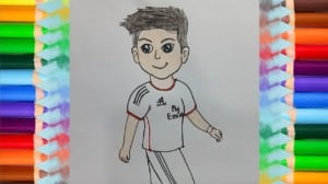 How to draw Cute Cristiano Ronaldo