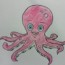 How to draw a Octopus cute and easy