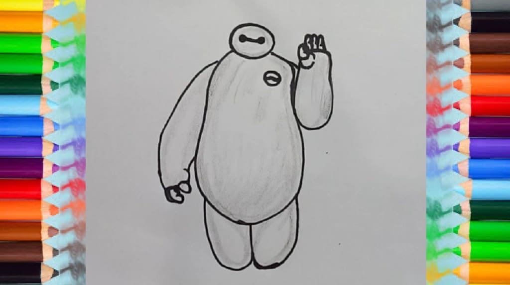 How to Draw Baymax (Big Hero 6)