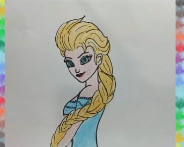 How to Draw Elsa from Frozen