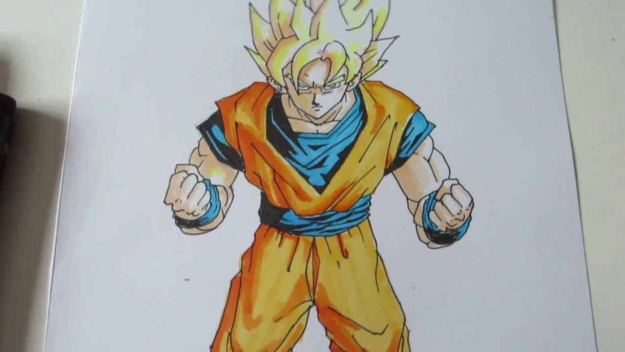 How To Draw Goku Super Saiyan