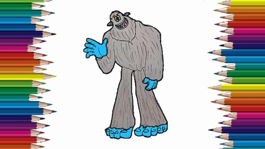 How to draw Smallfoot step by step - Smallfoot drawing and coloring