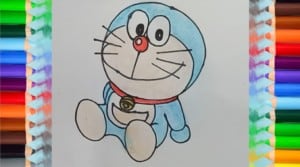 how to draw doraemon step by step