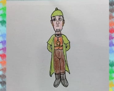 How To Draw Sherlock From Sherlock Gnomes with video and step by step