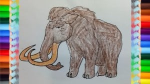 how to draw an elephant (mammoth)