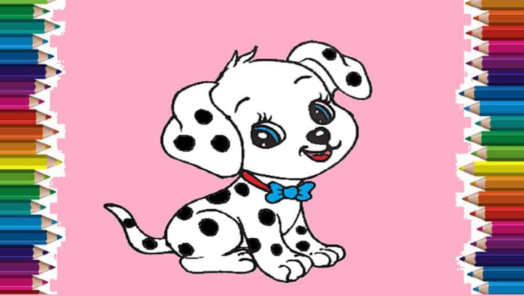 How to draw a cute dog