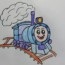 how to draw a train cute and easy | Easy drawings for kids step by step