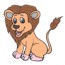 How to draw a lion cute and easy step by step | Easy animals to draw for kids