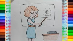 How to draw a teacher