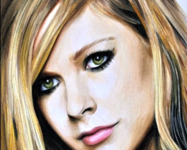 How to draw avril lavigne