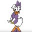 How to draw daisy duck from Mickey Mouse – Mickey Mouse drawings