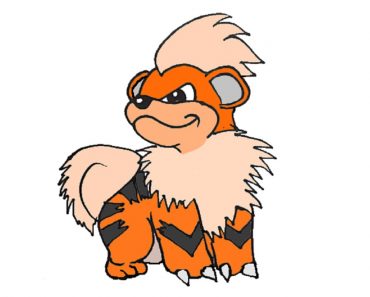 How to draw growlithe from Pokemon – Pokemon drawing
