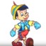 How to draw pinocchio easy step by step – Cartoon drawing