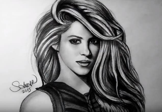 Download how to draw shakira