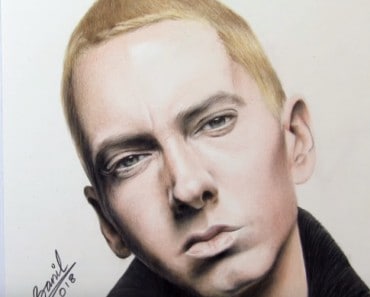 How to draw eminem step by step – Celebrity drawings