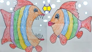 Desene amuzante , funny pictures, toothy picture - Fish drawing project