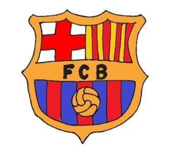 How to Draw the FC Barcelona Logo step by step | Logo drawing