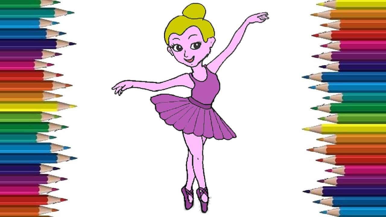 Opdater Luminans frihed How to Draw a Ballerina step by step | How to draw a dancer easy