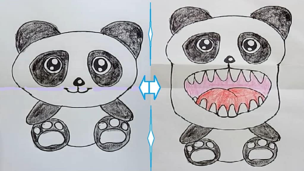 Incredible ideas that will boost your imagination, funny pictures - Funny panda drawing