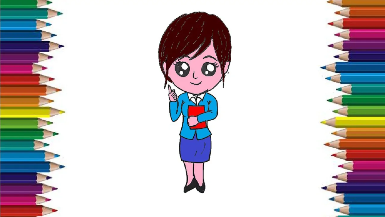 How to draw a teacher