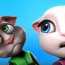 Funny Talking Tom and Talking Angela and Friends in Holiday Moments