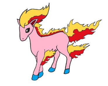 How to draw Ponyta from Pokemon step by step – Pokemon drawing and coloring