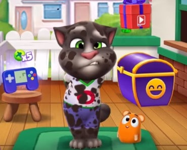 My Talking Tom fun with Bubble – funny video Tom