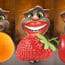 My Talking tom cat video, how to draw fruits, chilli, orange and strawberry, tom cat lovable moment