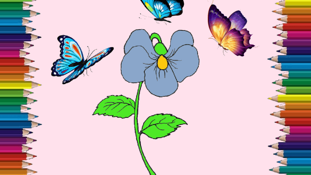 how-to-draw-a-violet-flower