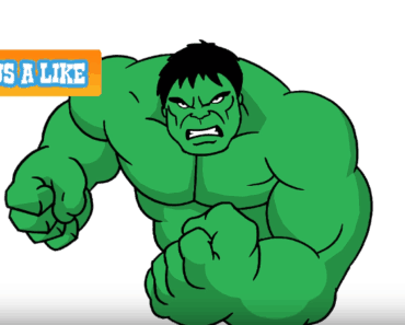 How to Draw The Hulk step by step for beginners
