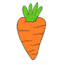 How to draw a carrot easy for beginners