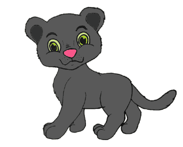 How to draw a cute Panther step by step – Cartoon Black panther drawing easy for beginners