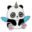 How to draw a cute panda emoji unicorn – Cartoon panda drawing easy for beginners