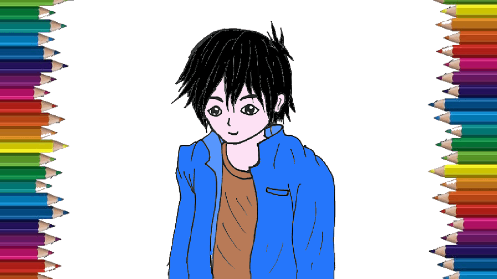 How to draw anime boy step by step – Anime boy drawing easy for beginners