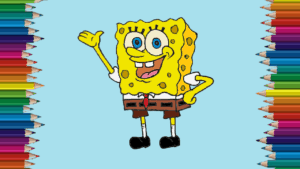How to draw spongebob squarepants step by step