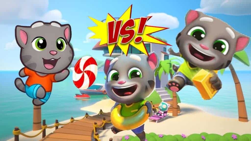 Talking tom gold run vs Talking tom pool vs Talking tom candy - My Talking tom trailer official [HD]