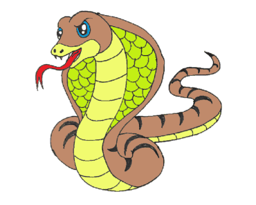 How to draw a Cobra cute and easy – Cartoon Snake drawing step by step for beginners