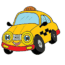 How to draw a taxi cute and easy – Cartoon car drawing step by step