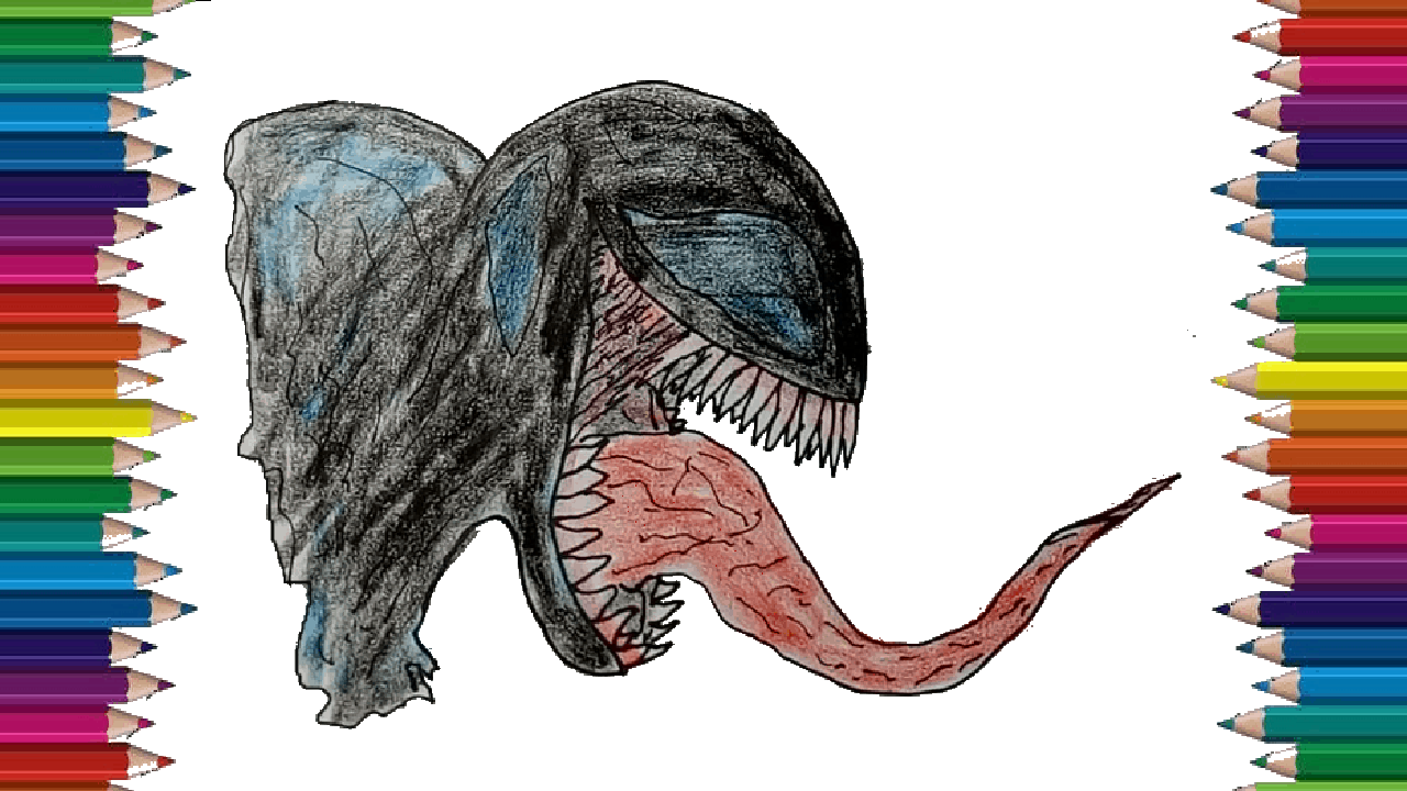 Venom Drawings Step By Step