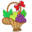 How to draw fruit basket step by step | Fruits drawing and coloring